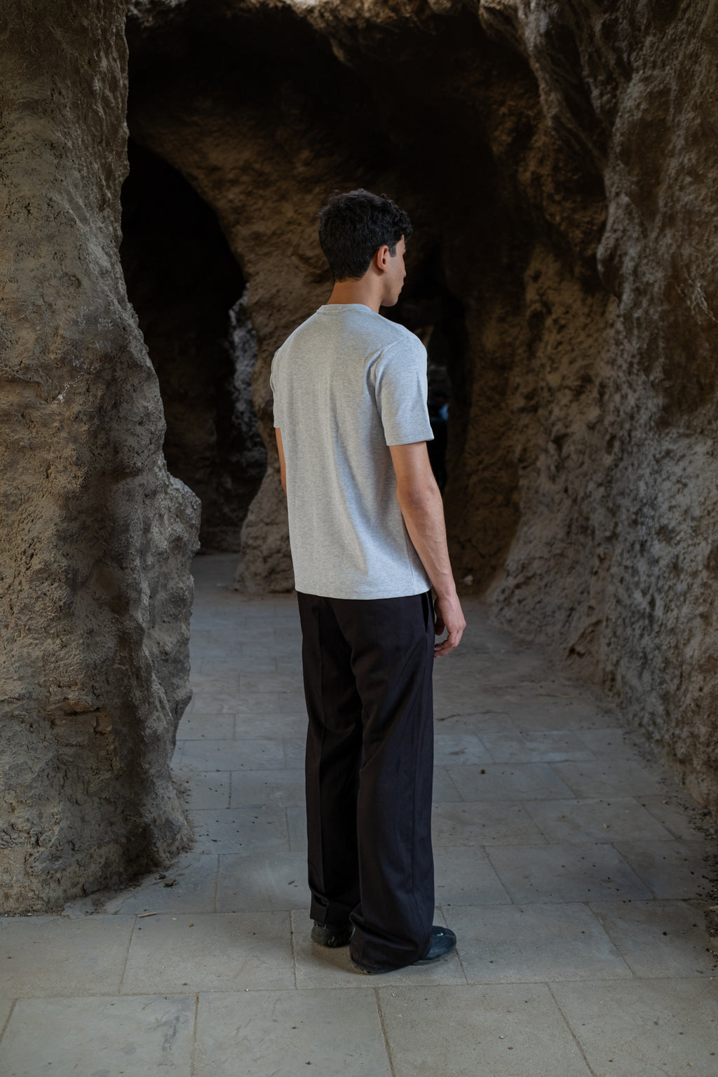 Gray Henley T-shirt