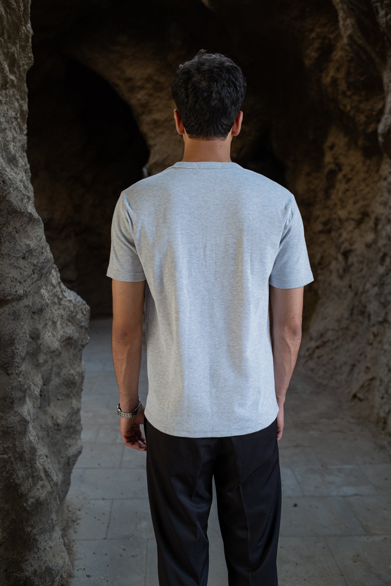 Gray Henley T-shirt