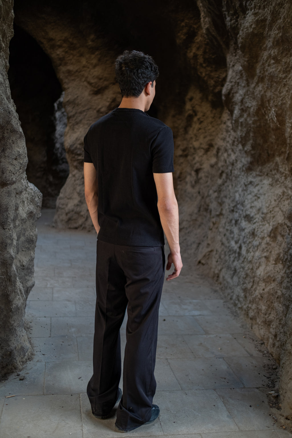 Black Henley T-shirt