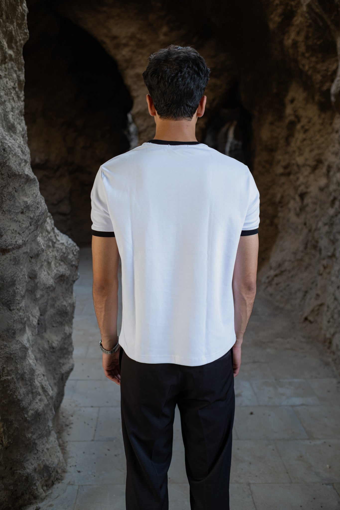 PREMIUM RINGER WHITE T-SHIRT
