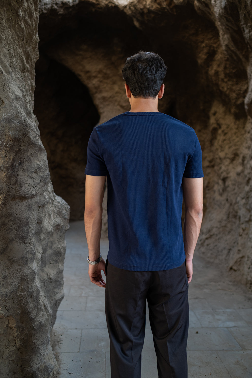 Navy Henley T-shirt