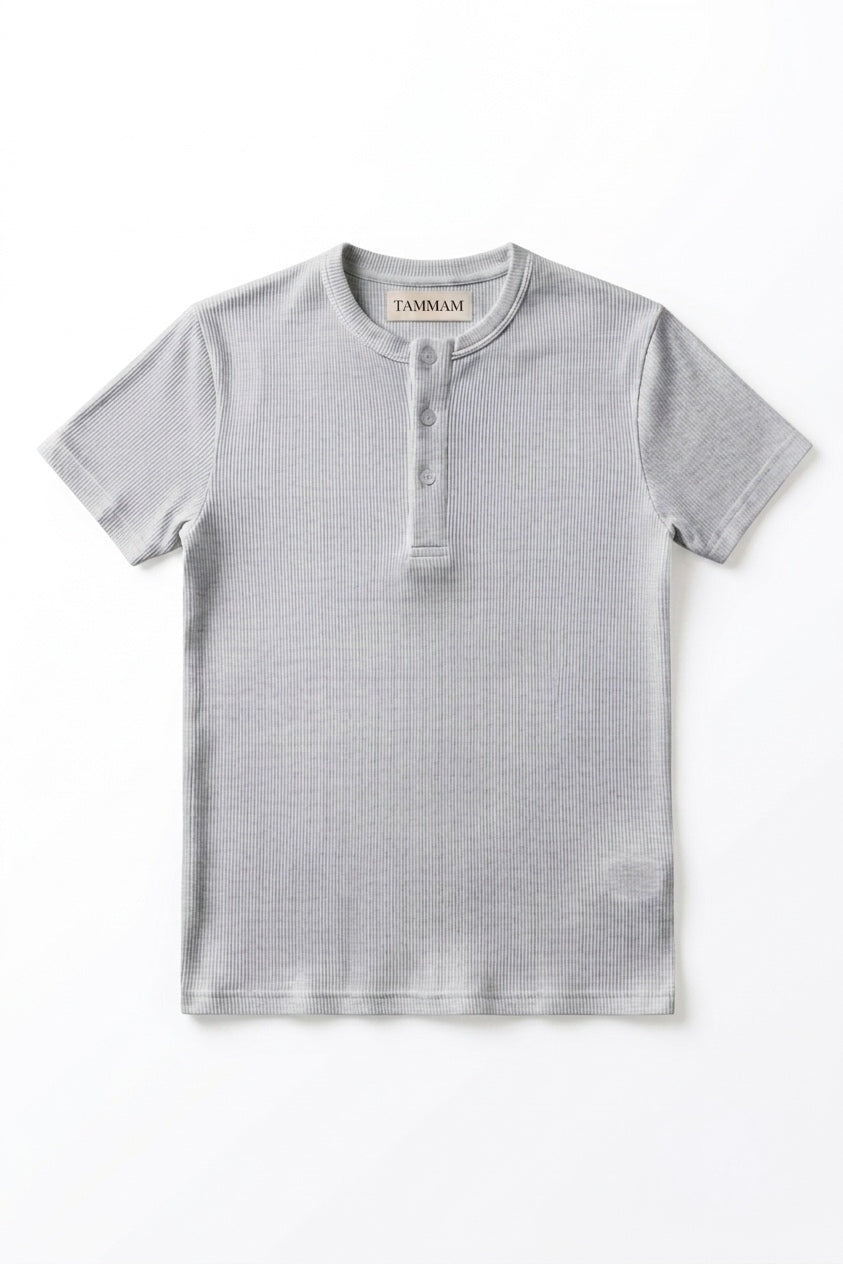 Gray Henley T-shirt