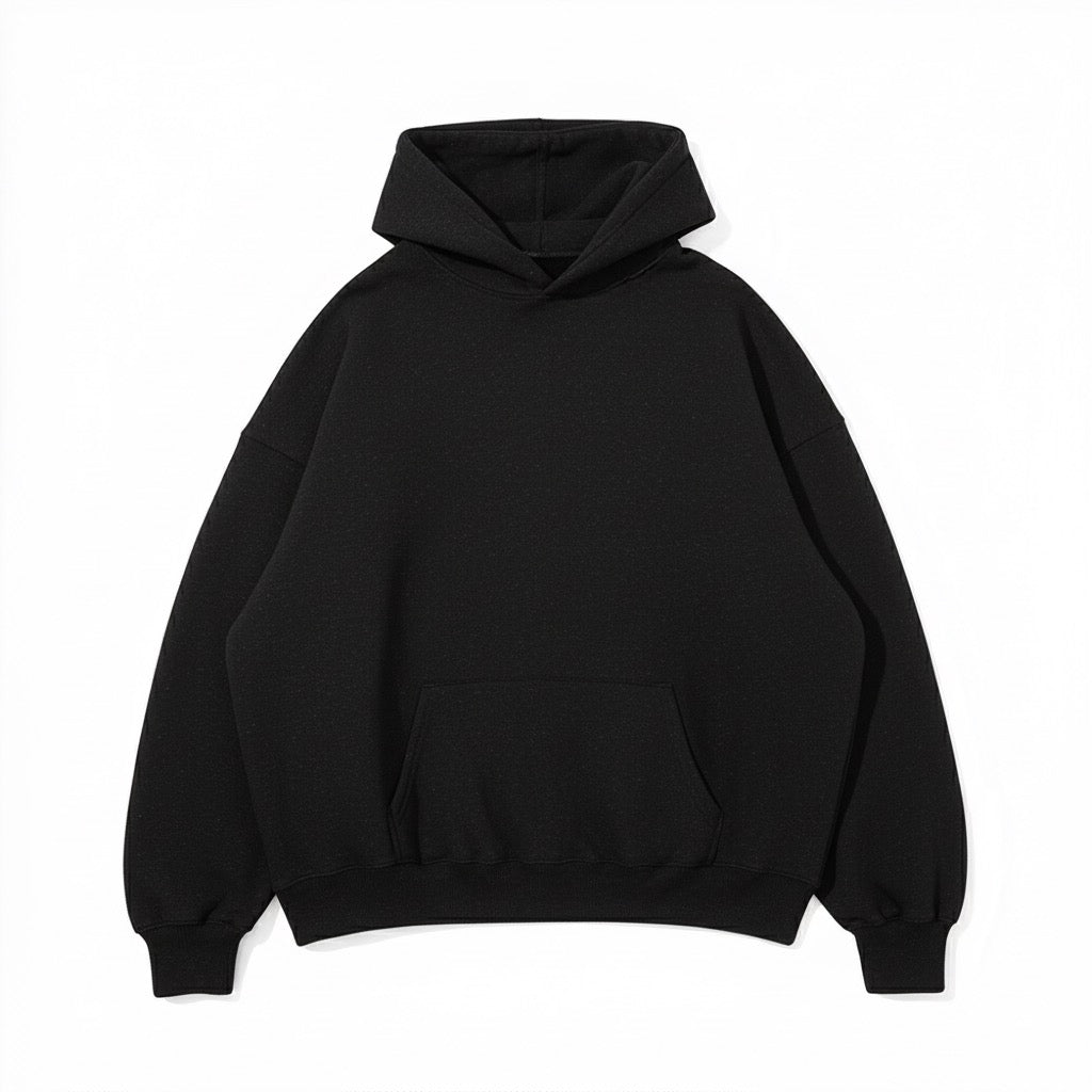 Charcoal Black Hoodie
