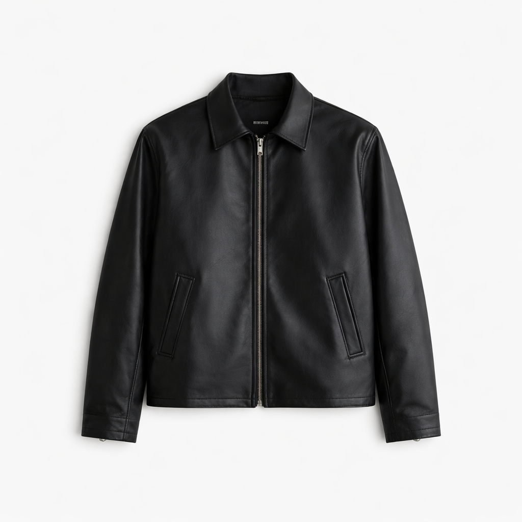 Leather jacket black