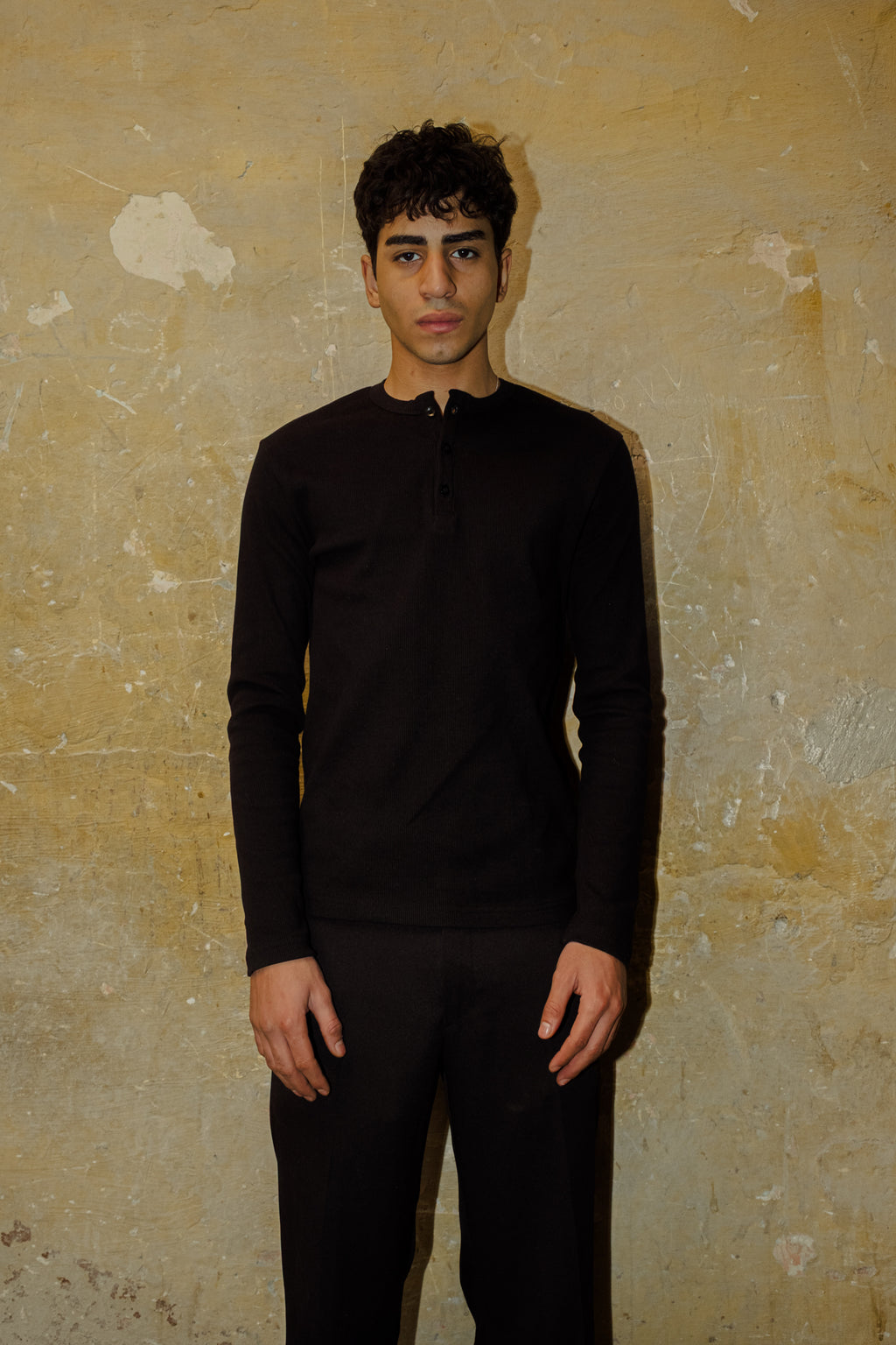 Henley Shirt black
