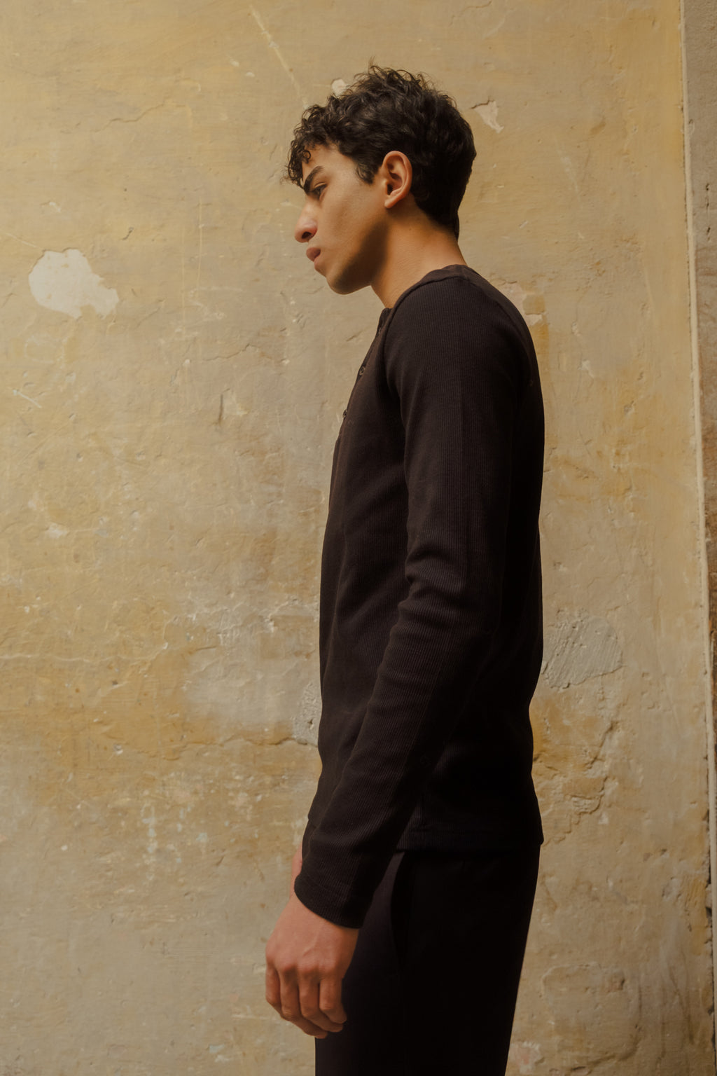 Henley Shirt black