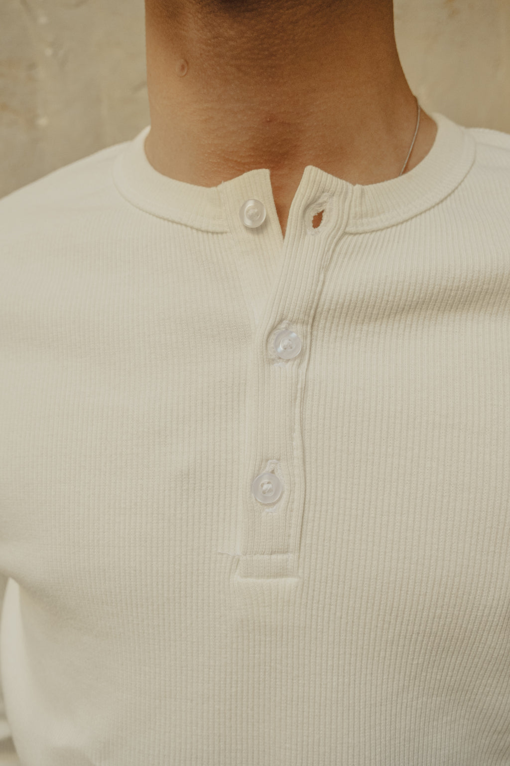 Henley shirt white