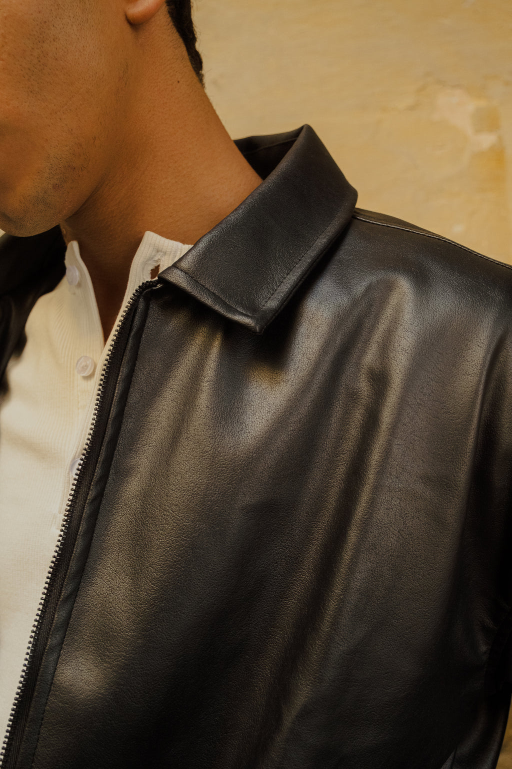 Leather jacket black