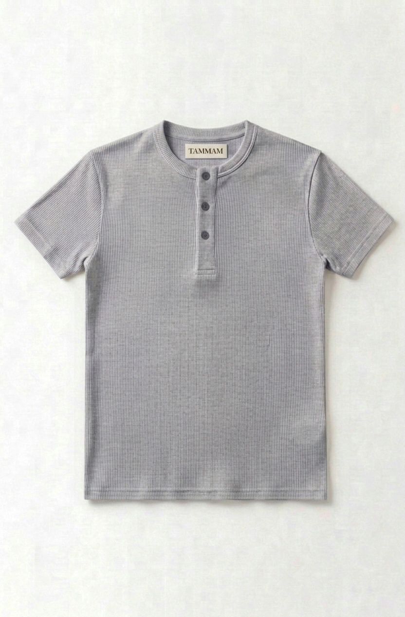 Gray Henley T-shirt