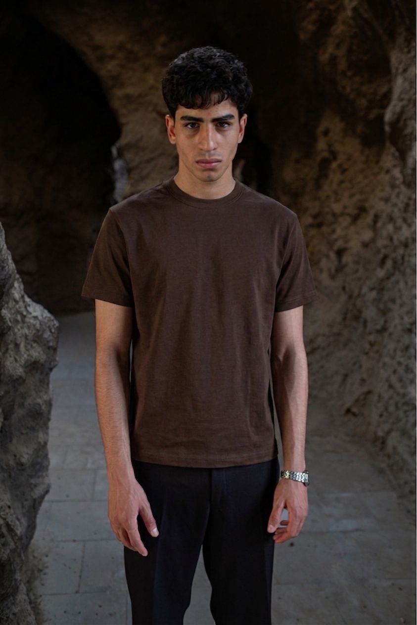 PREMIUM REGULAR Brown T-SHIRT