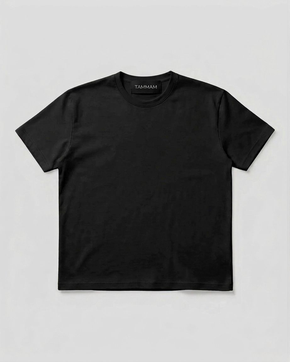 PREMIUM REGULAR BLACK T-SHIRT